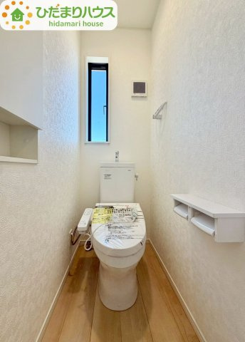 野田市七光台第19　新築戸建　3号棟のトイレ|トイレは1F、2F共に完備！取り合いになることがありませんね(^^)/							
