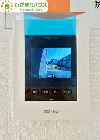野田市七光台第19　新築戸建　3号棟のセキュリティ|お子様のお留守番にも安心なTVモニター付きインターホン(^^♪							
