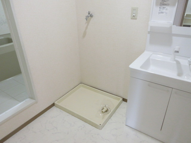 【洗面所】 | コーポヴェルディ | 室内洗濯機置場