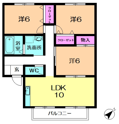【間取り】 | コーポヴェルディ