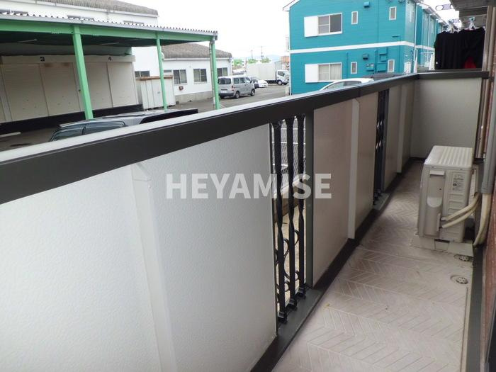 サンライズ豊A棟のバルコニー