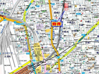 【地図】 | HORIZON  UMEDA  NORTH