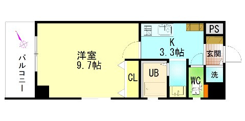 エルク中央の間取り