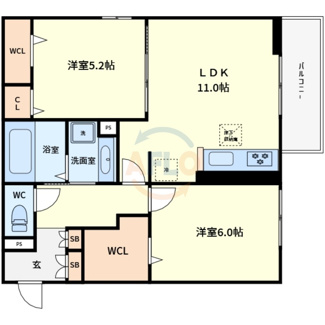 【間取り】 | 仮称)D-ROOM東住吉区南田辺4丁目 | 仮称)D-ROOM東住吉区南田辺4丁目　間取り