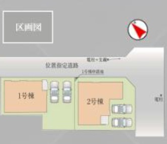 佐倉市王子台１丁目１１期の区画図