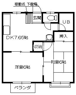 レジデンス星ヶ丘の間取り
