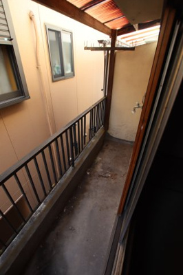 【バルコニー】 | 大阪狭山市半田5丁目二戸一 | 洗濯機置き場