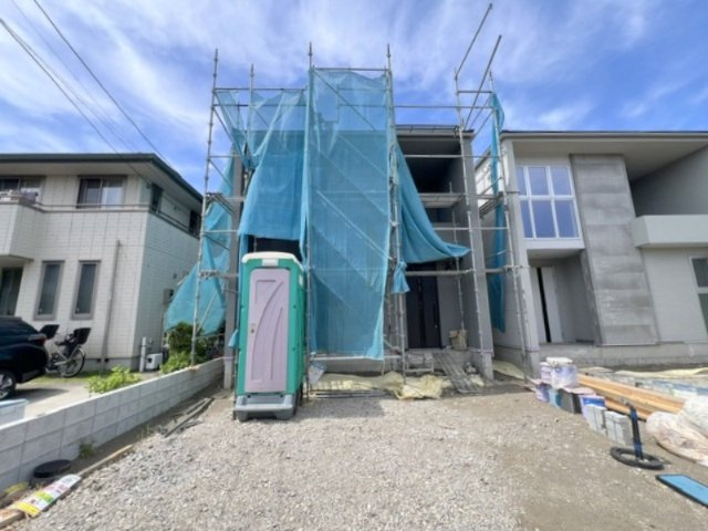 藤沢市辻堂東海岸3丁目　新築戸建　1号棟の外観|2026.5.9撮影☆