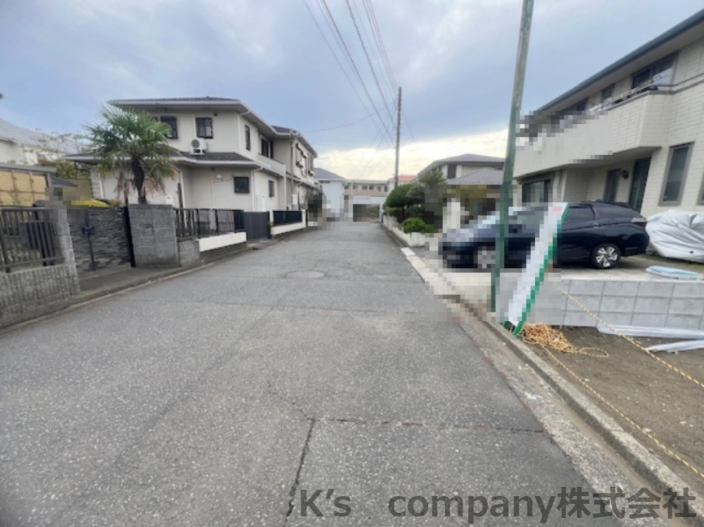 藤沢市辻堂東海岸3丁目　新築戸建　1号棟の前面道路含む現地写真|2025.11.2撮影☆