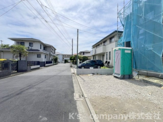 藤沢市辻堂東海岸3丁目　新築戸建　1号棟の前面道路含む現地写真|2026.5.9撮影☆