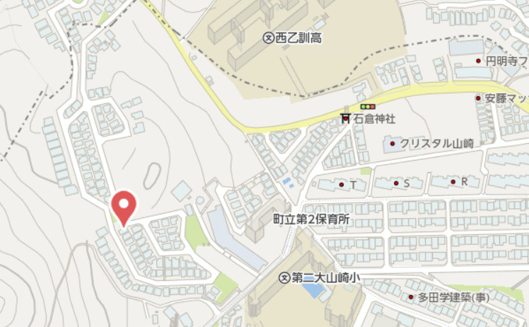 乙訓郡大山崎町円明寺鳥居前　中古戸建の地図