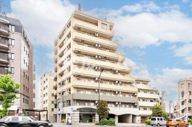 豊島区南長崎５丁目の賃貸マンションの外観パース