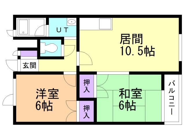 カーサ・レガーロⅠ・Ⅱの間取り