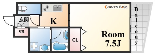 CITYSPIRE神戸元町（旧コスモコート元町）の間取り