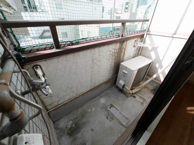 ヴィラ上町のバルコニー