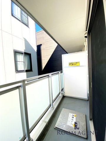 リブリ・砂田橋のバルコニー