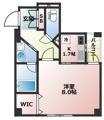 ロアール二子町の間取り