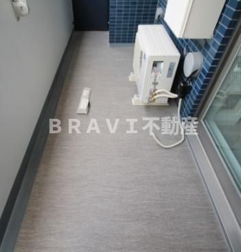 プレサンス大阪天満リバーシア BRAVI不動産のバルコニー|【プレサンス大阪天満リバーシア】広々としたバルコニーです