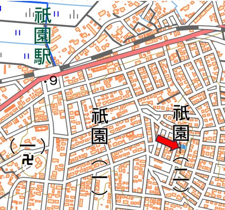 木更津市　1棟アパートの地図