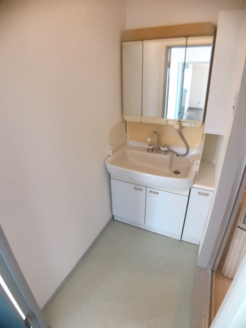 新豊土地ビルの洗面所