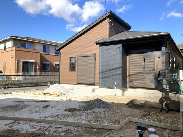 【外観】 | ブルーミングガーデン前橋市下新田町ー① | （建築中現地）