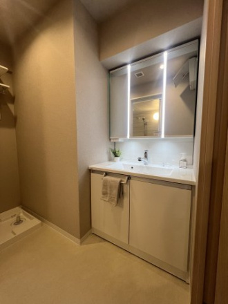 レーベンリヴァーレ中浦和ファーストレジデンスの独立洗面台|施工例です