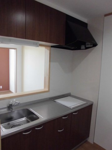 新潟市北区太田のアパートのキッチン