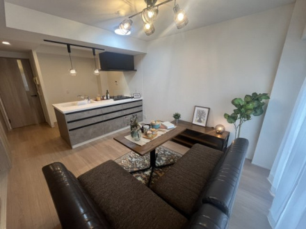 ライオンズマンション草加第２の居間・リビング|ゆったり過ごせるリビングです