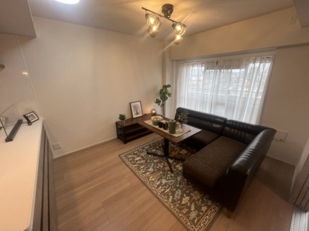 ライオンズマンション草加第２の居間・リビング|ゆったり過ごせるリビングです