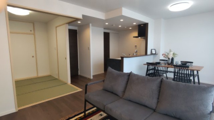 シーズンスイート志木の杜の居間・リビング|使いやすい居間です