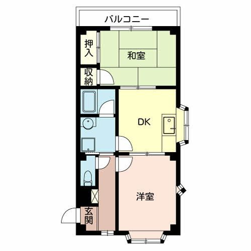 コーポラスモズの間取り