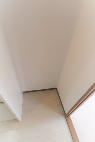 萩コーポの収納|冷蔵庫置き場がキッチン横にあります！※写真は別室