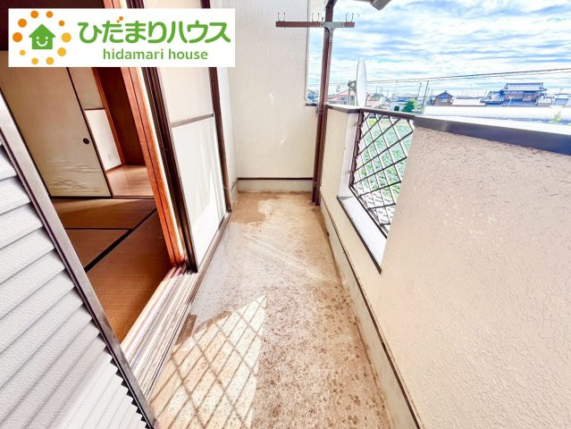 野田市木間ケ瀬　中古戸建のバルコニー