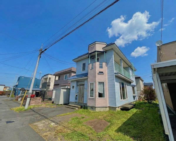 花川南7条1丁目の前面道路含む現地写真