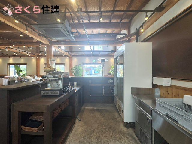 益子町店舗戸建のその他|厨房側から