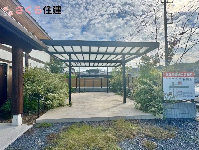 益子町店舗戸建のその他|テラス席は広い屋根もあるので多少の雨の日でも利用できそうです