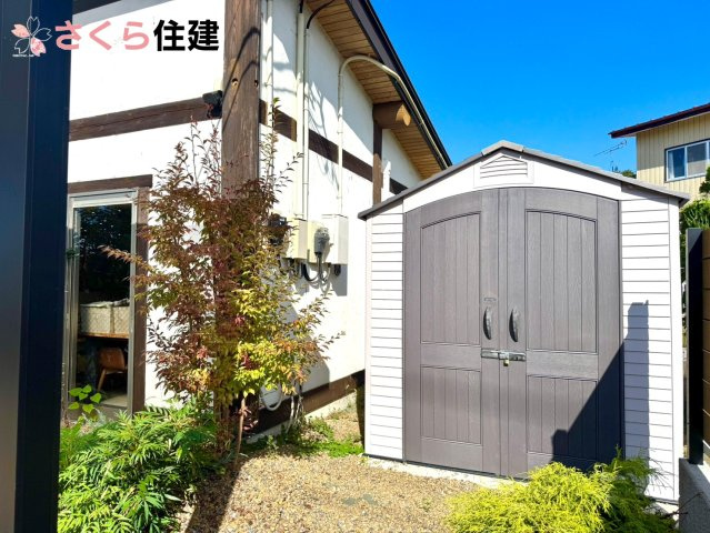 益子町店舗戸建の収納|物置もあります