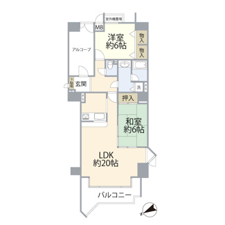 【間取り】 | セザール琵琶湖大橋