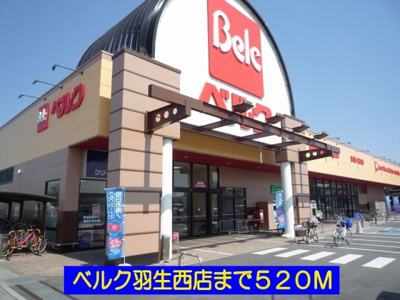 【周辺】 | 若葉グリーンハイツⅢ | ベルク羽生西店まで520m