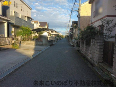 【前面道路含む現地写真】 | 春日部市増田新田中古戸建て | 前面道路含む現地写真です