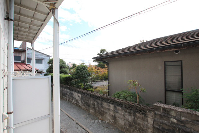 【展望】 | コーポさかえ３ | 南向きです。
コーポさかえ3-102　2021/10/22撮影