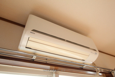 【設備】 | コーポさかえ３ | エアコン
コーポさかえ3-102　2021/10/22撮影