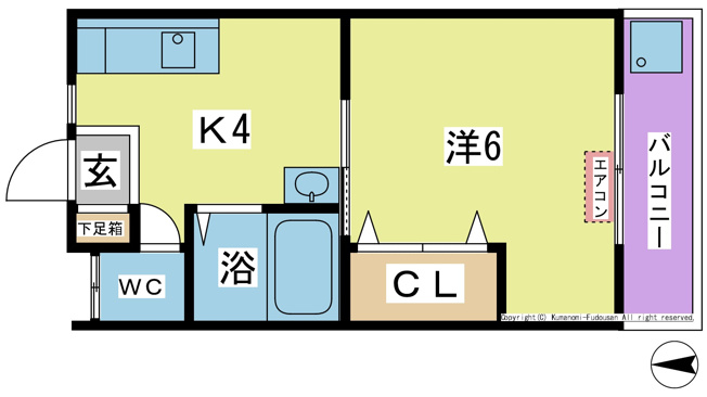 【間取り】 | コーポさかえ３