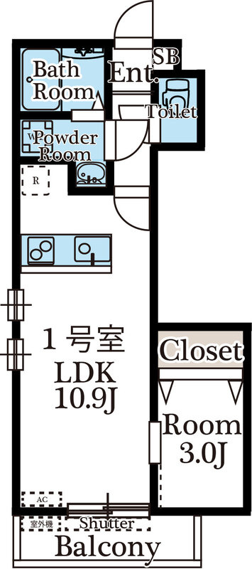 Eminence Courtの間取り