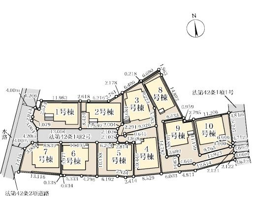 茅ヶ崎市松林2丁目新築戸建て　第2-7号棟の間取り|区画図「茅ヶ崎市松林2丁目新築戸建て」