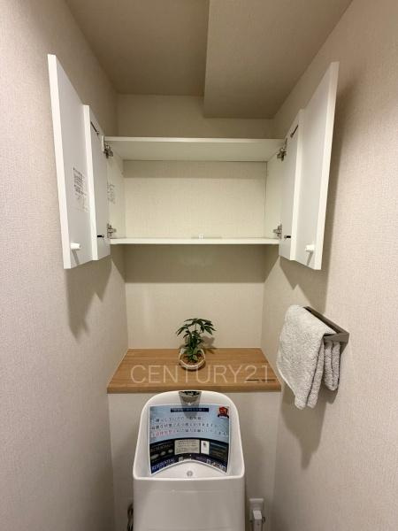 レクセル熊谷のトイレ|収納スペース