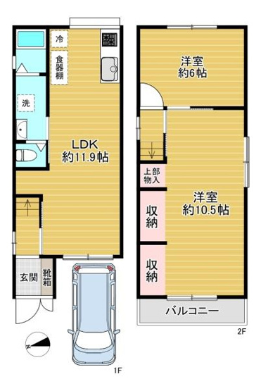 【間取り】 | 門真市宮野町　中古戸建