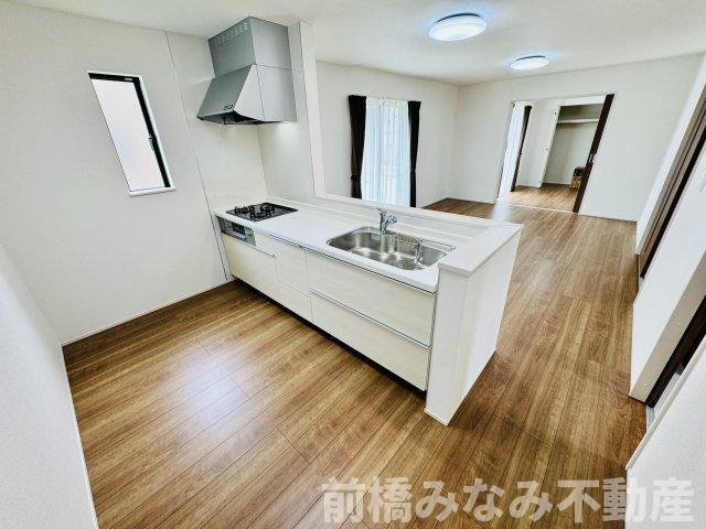 前橋市天川大島町　A号棟(全２棟)　ハートフルタウン　新築建売分譲のキッチン|使いやすいキッチンです