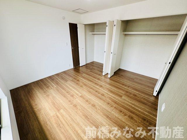 前橋市天川大島町　A号棟(全２棟)　ハートフルタウン　新築建売分譲のバルコニー|バルコニー付きです