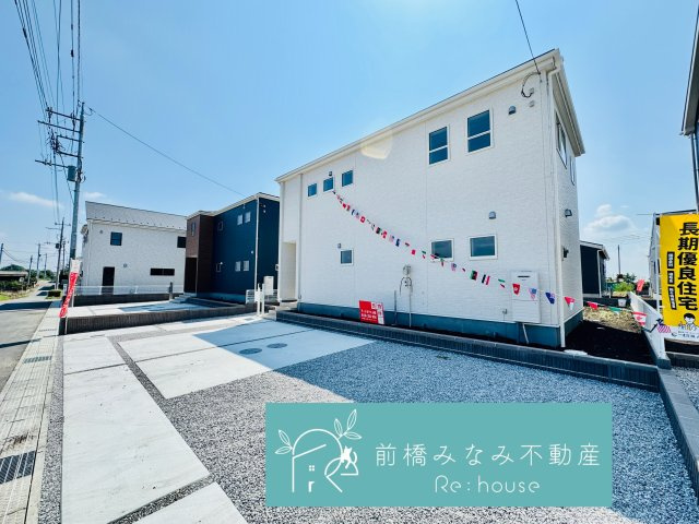 前橋市茂木町第3　２号棟(全８棟)　リーブルガーデン　新築建売分譲の外観|外観は落ち着いています